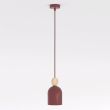 EMIBIG 1695/1 MESI 1 BURGUNDY LAMPA WISZĄCA