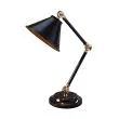 ELSTEAD Provence Element PV-ELEMENT-BPB 1 Light Mini Table Lamp - Black/Polished Brass