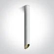 ONE LIGHT 12105E3/W/B Lutraki biała oprawa sufitowa z czarnym odbłyśnikiem i oprawką GU10 MR16 10W