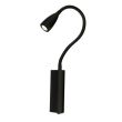 AZZARDO MB459-Z-BK / AZ1548 Veronica (black) Lampa ścienna / kinkiet