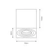 MILAGRO ML7012 Bima Spot Square White