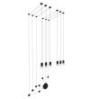 Step into Design XT012-6W Lampa ścienna LINEA-6 WALL czarna