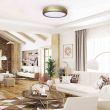 MILAGRO ML8132 Plafon GEA GOLD 36W LED Ø390 mm