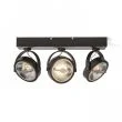 RENDL R12337 KELLY LED III ścienna czarna 230V LED 3x12W 24° 3000K