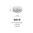 AZZARDO 1671-5X-CL / AZ1286 Bolla 38 Lampa sufitowa