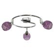 CANDELLUX 98-06936 CLEAR SPIRALA 3X40W G9 FIOLET