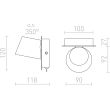 RENDL R12476 AMADEUS I ścienna biała 230V LED 6W 3000K