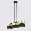 EMIBIG 1649/3 LUX 3 BL GOLD LAMPA WISZĄCA