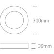 ONE LIGHT 62130F/W/C Themelo biały plafon LED IP40 4000K 30W
