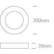ONE LIGHT 62130F/W/W Themelo biały plafon LED IP40 3000K 30W