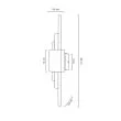 MOOSEE MSE010100358 MOOSEE lampa ścienna EVANS czarna / złota
