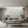 EMIBIG 1759/9 FLORA 9 WHITE OPAL Lampa wisząca