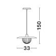 LUCES EXCLUSIVAS LE43720 CUERNAVACA lampa wisząca