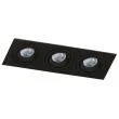 AZZARDO SN-6813S-BK / AZ2440 Caro 3 Square (black) Lampa wpuszczane