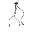 RENDL R12935 LOYD E27 III sufitowa czarna 230V E27 3x28W