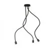 RENDL R12935 LOYD E27 III sufitowa czarna 230V E27 3x28W