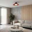 EMIBIG 1720/1M MONO 1M PLAFON BURGUNDY OPAL Lampa sufitowa