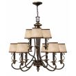 ELSTEAD PLYMOUTH HK/PLYMOUTH9 9Lt Chandelier