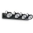 IDEAL LUX GLIM PL4 NERO 200255