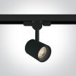 ONE LIGHT 65646T/B/W Lampiri czarny track spot COB LED 3000K 8W AC LED