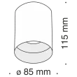 MAYTONI C014CL-01W Ceiling & Wall Alfa Ceiling Lamp White
