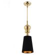 Step into design MP-8846-18 black gold Lampa wisząca QUEEN-1 złoto czarna 18 cm