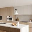 EMIBIG 1743/1 KLEVER 1 WHITE BLACK Lampa wisząca