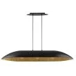 SIGMA 40632 lampa wisząca Gondola L czarny/złoty