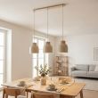 EMIBIG 1627/3 VIGO 3 MOKKA LAMPA WISZĄCA