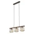 TK-LIGHTING 11069 SALVIA BROWN LAMPA WISZACA 3XE14