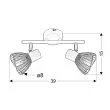 CANDELLUX 92-61898 FLY LISTWA