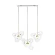King Home XCP9148-3B Lampa wisząca CAPRI LINE 3 złota - 180 LED, aluminium, szkło