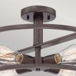 ELSTEAD New Harbor QZ-NEW-HARBOR-SF 4 Light Semi-Flush