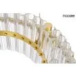 Moosee MSE010100166 MOOSEE lampa wisząca SATURNUS 47 DUO złota - LED, kryształ, stal szczotkowana