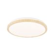 CANDELLUX 14-75253 LAMPA SUFITOWA GANDAVA PLAFON 24W LED BIAŁO DREWNIANY 4000K