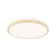 CANDELLUX 14-75253 LAMPA SUFITOWA GANDAVA PLAFON 24W LED BIAŁO DREWNIANY 4000K