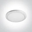 ONE LIGHT 62038F/W/W Doliana 3 biały plafon LED IP40 3000K 38W