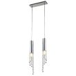 CANDELLUX 32-25265-Z DUERO LAMPA WISZĄCA 2X3W LED GU10 CHROM BEZ ŻARÓWKI