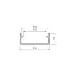 LED LABS 10-0000-78 Profil LED LUMINES typ DUAL srebrny anodowany 1 m