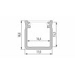 LED LABS 10-0093-20 Profil LED LUMINES typ Y inox anodowany 2,02 m