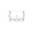 LED LABS 10-0115-10 Profil LED LUMINES typ ILEDO czarny lakierowany 1 m