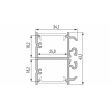 LED LABS 10-0194-10 Profil LED LUMINES typ Dopio srebrny anodowany 1 m