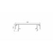 LED LABS 10-0244-20 Profil LUMINES typ Largo M1 srebrny anod. 2,02 m
