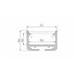 LED LABS 10-0335-20 Profil LUMINES typ Sileda czarny lakierowany 2,02 m