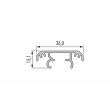 LED LABS 10-0344-30 Profil LUMINES typ Talia M1 srebrny anod. 3 m