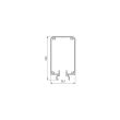 LED LABS 10-0351-10 Profil LUMINES typ Talia M2 biały lakier. 1 m