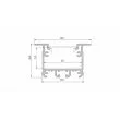 LED LABS 10-0395-10 Profil LUMINES typ inTALIA czarny lakierowany 1 m