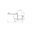LED LABS 10-0405-10 Profil LUMINES typ IPA12 czarny lakierowany 1 m
