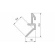 LED LABS 10-0434-30 Profil LUMINES typ Fari srebrny anod. 3 m