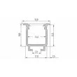 LED LABS 10-0702-20 Profil LED LUMINES typ W czarny anodowany 2,02 m